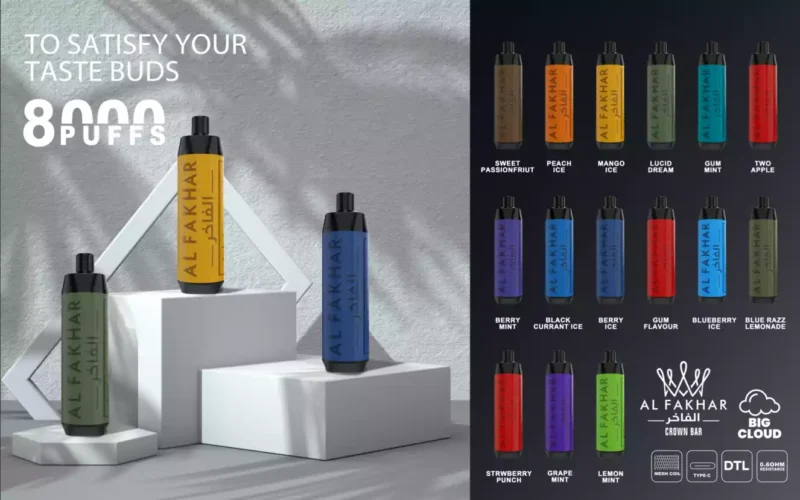 AUPO F18 ALFAKHAR 8000 Puffs Disposable Vape Pen Wholesale Origina EU Warehouse 2024 New Support OEMODM (12)