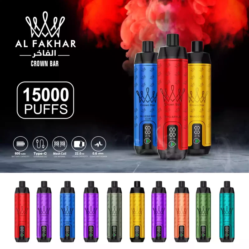 AUPO F18 SALFAKHAR 15000 Puffs Screen Display Disposable Vape Pen Wholesale Origina Germany Warehouse 2024 New Support OEMODM (2)