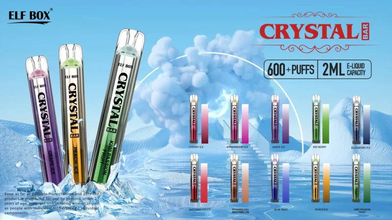 ELF BOX CRYSTAL BAR 600 Puffs (3)