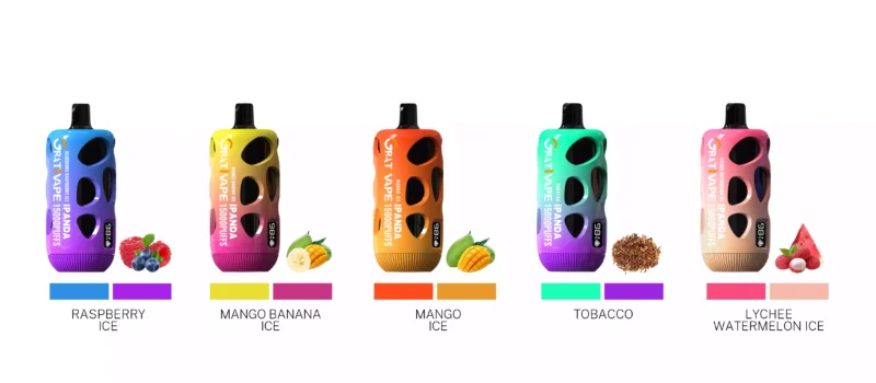 Grativape iPanda 15000 Puffs 15K Original Factory 18ml 650mAh Battery Liquid Display Wholesale Disposable Vape Pen