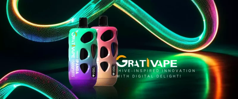 Grativape iPanda 15000 Puffs 15K Original Factory 18ml 650mAh Battery Liquid Display Wholesale Disposable Vape Pen