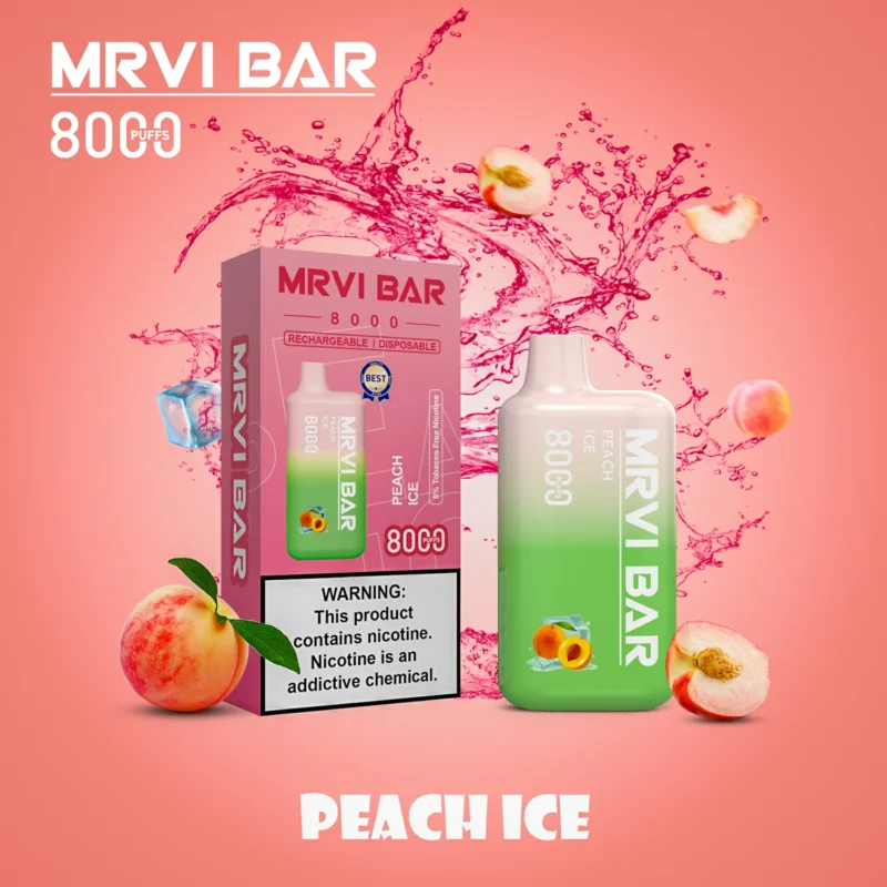 MRVI BAR 8000 PUFFS Wholesale 2% 3% 5% Low Nicotine Original Factory Disposable Vape Pen (6)