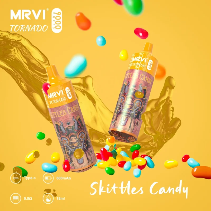 Mrvi Tornado 9000 Puffs 18ml Mesh Coil Rechargeable Vaporizer Cigarette Wholesale Disposable Vape Pen (10)