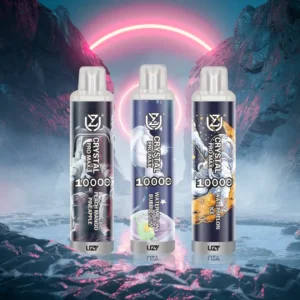 UZY Crystal Pro Max 10000 Puffs Disposable Vape Pen with 650mAh Battery Type-C Rechargeable RGB Design Available Wholesale Nicotine 0% 2% 3% 5% (4)