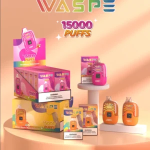 Waspe 15000 Puffs Digital Box Pen Available for Wholesale Disposable Vape from EU Warehouse 0% 2% 3% 5% Nicotine (3)