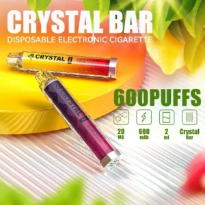 Wholesale MYDE Crystal Bar 600 Puffs Disposable Vape Pen with Mesh Coil 2ml 20mg Nicotine 10 Flavor Options (4)