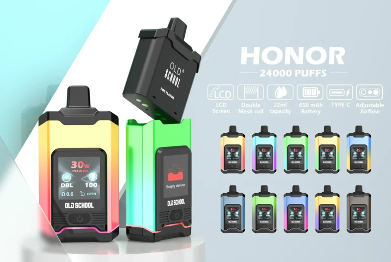 Wholesale OLD School Honor 24000 Puffs Disposable Vape Pen 24K Multiple Nicotine Options Bulk Purchase Direct from Factory (1) How to Effectively Enhance Sales for Old School Vapes