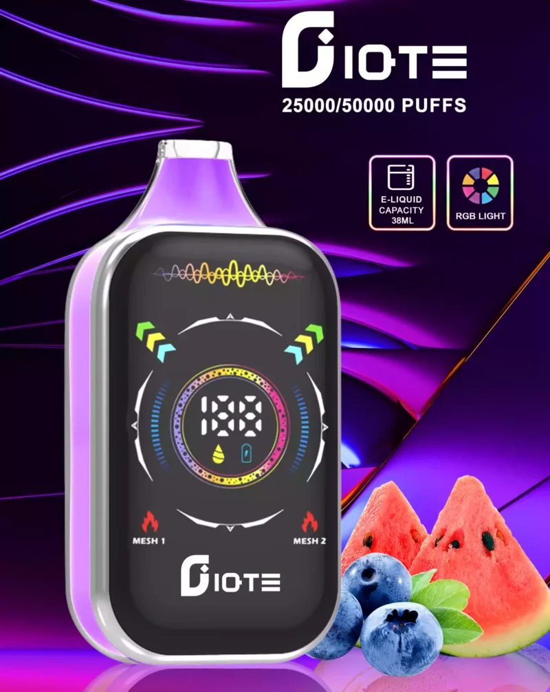 IQTE 50000 Puffs Wholesale Bulk Buy Disposable Vape LED Screen Online Shopping Nicotine 0% 2% 5% Fresh 15 Flavors 800mAh Rechargeable Electronic Cigarette (3)