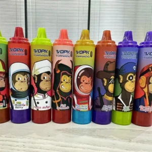 High-Quality VOPK TORNADO 15000 Puffs Rechargeable Disposable Vape Bulk Buy Low Nicotine Adjustable Airflow LED Display 2025 Trend